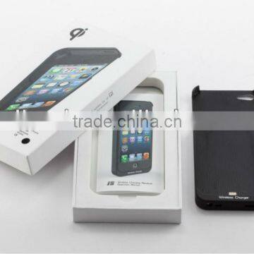Newest High Quality Wireless Charger Receiver Battery Case for 5s photo-5