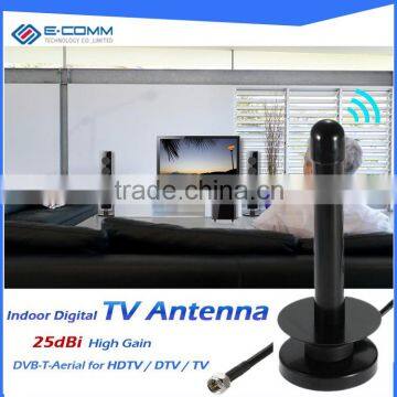 W25 Indoor Digital TV Antenna 25dBi High Gain Full HD 1080p VHF / UHF DVB-T-Aerial F IEC Male Connector for HDTV/DTV /TV F Male photo-3