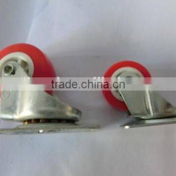 1.5" plastic swivel caster