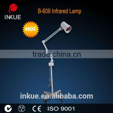 B-609 red Infrared lamp standing with wheels Beauty Equipment /LED infrared lighit physiotherapy device