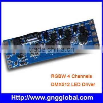 4channels LED RGBW led dmx512 decoder rgb