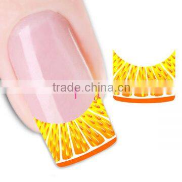 2015 hotselling good quality water transfer colorful nail sticker