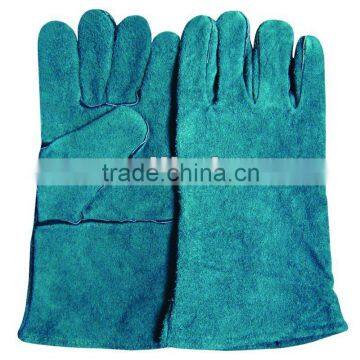 Welding glove, Green,double skin, 13.5"