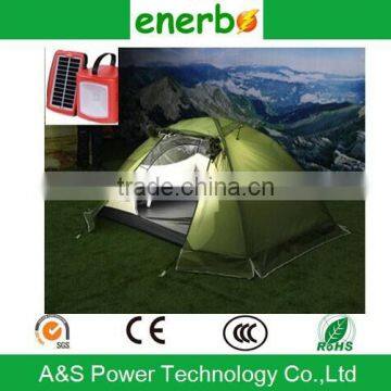 Green energy led solar power camping lantern