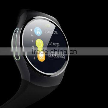 Full Display Round IPS Screen LCD MTK2502C BT4.0 Smart Watch Phone KW18 Smart Watch photo-5