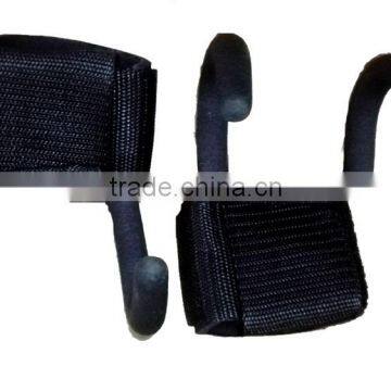 Power Weight Lifting Straps Wraps With Rod Hook Bar