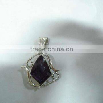 925 Sterling silver gemstone pendants
