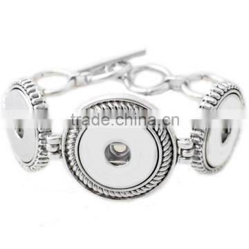 2016 Newest Design 18mm Ginger Snap Button Bracelet Pulseras Vintage Snap Bracelets photo-4