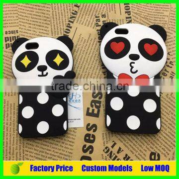 Wholesale panda silicone mobile 3d phone case for LG K10 cell phone back cover case