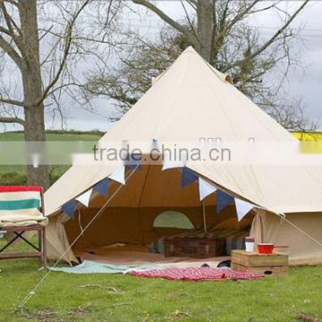 3M 4M 5M Glamping Yurt Tent Mountain Spike Tent Bell Tent Waterproof Cotton Canvas