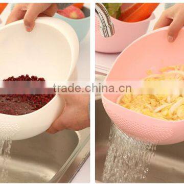 Q021 Wholesale Plastic Rice Washing Basket / Rice Washing Bowl/drain Basket photo-4