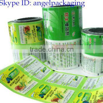 Rewind Laminated Roll Film For Packing Shampoo Liquid photo-2