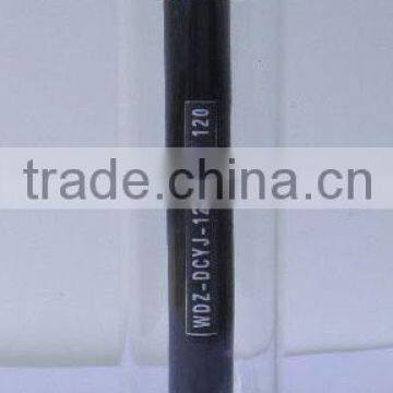 Rated Voltage 750V copper core heat-resistant 125 cross linked polyole Free-halogen flame retardance Rail Vehicle Cable