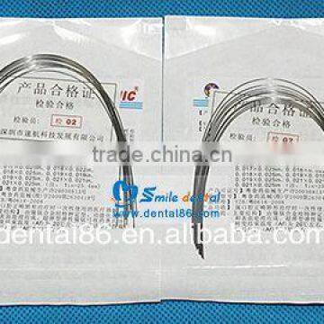 2013 popular dental orthodontic super elastic niti arch wire