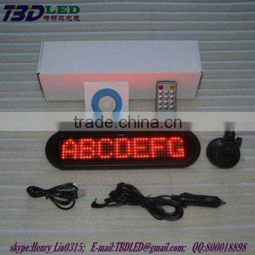 LED car display,car led scrolling message,LED Car message with Remote control