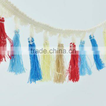 7.8 cm long decorative fringe lace trimming WTPB-040                        
                                                                                Supplier's Choice