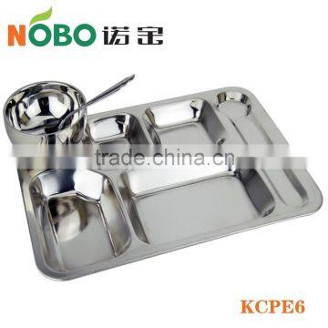 Metal Serving Fast Food Tray with Polishing Technology