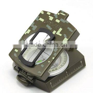 outdoor camping navigation tool military multi function lensatic compass with night light