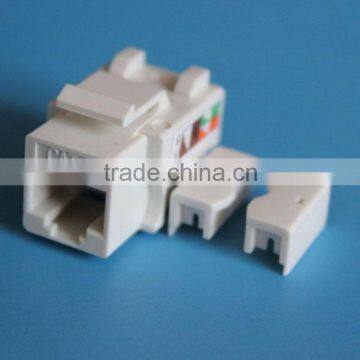 High Quality Dual IDC RJ45 Cat6 Cat 5e Keystone Jack photo-2