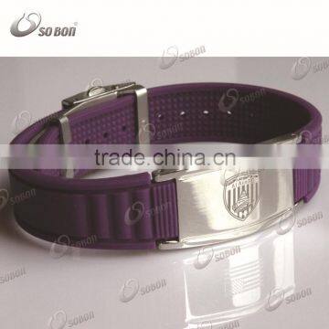 new design titanium germanium magnetic soccer team health power bracelet