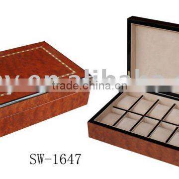 Luxury Wrist Watch Storage Box for 10 Watches