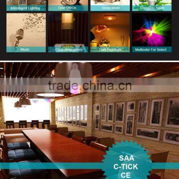 Selling Well 3W Global Bulb Type and White+RGB Color Smart Control Bluetooth Light Lamp