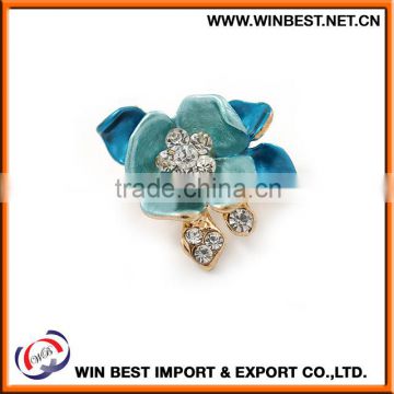 2015 enamel costume jewellery brooches for women, flower pins and brooches