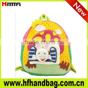 2013 wholesale price shenzhen kindergarten kid school bag canvas rabbit cartoon animal