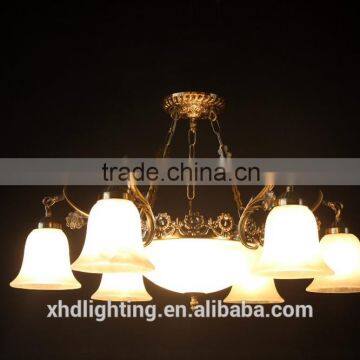 Die-casting Industrial Antique Aluminum Pendant Lamp With Fancy Flower photo-3