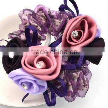 flower hair scrunchy for girl