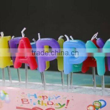Happy Birthday Letters Candle photo-3