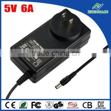 LED/ CCTV power supply 5V 6A AC power adapter charger for philips shaver