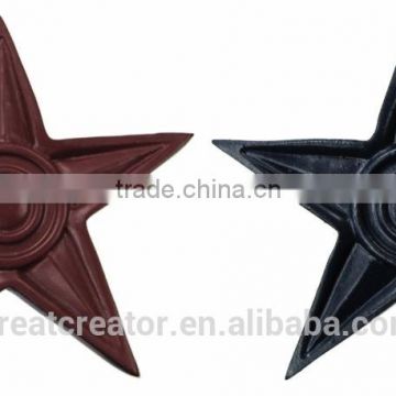 3/4" Adjustable Star Drapery Curtain Drapery Rod Set