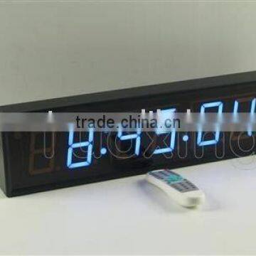 3 inch 6 digit led wall mounted digital clock