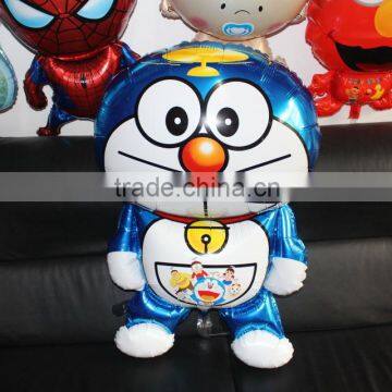2015 hot sale doraemonshape foil /mylar balloon for Valentine's Day ,party /weeding Party/ flower shape balloon