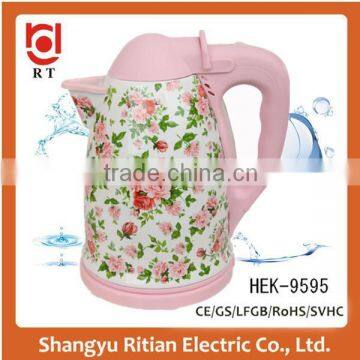 1.7 liter larger capacity enamel house electric kettles