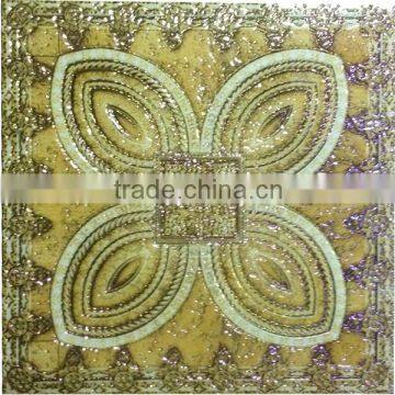 Polished crystal tiles tv background 150X150 interior ceramic tile trim