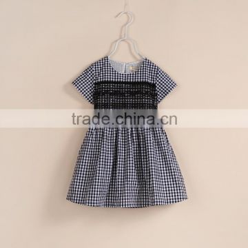 baby clothes baby plaid dress with belt child summer frocks girl dresses