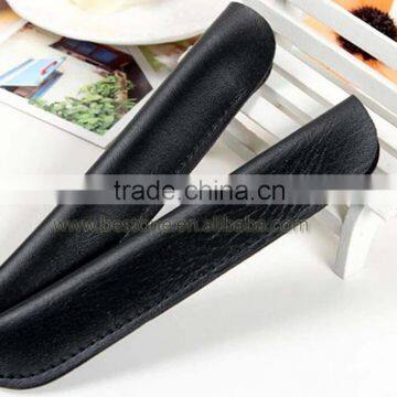 Personalized Leather Pen Pouch Sleeve Bag photo-2