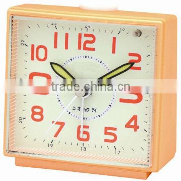 Plastic table alarm clock