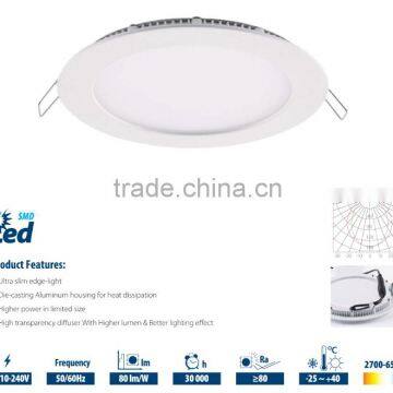 12 Inch Round Downlight Recessed Led Ceiling Down Panel Light photo-5