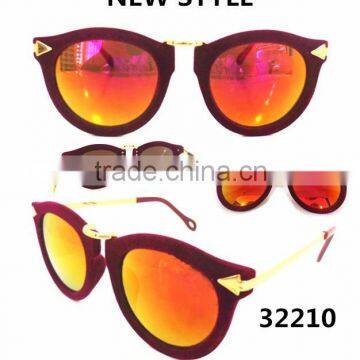 2015 the Newest and Popular Sunglass With Flocking Materials photo-2