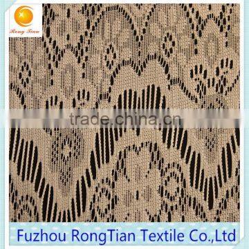 Top Quality Crocheted Eyelet Cord African Lace Fabric for Wedding Dress photo-2