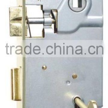 Italian, European mortise door lock body for sliding wooden interior doors, key hole 9171K