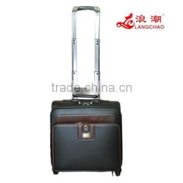 black color carry-on pilot luggage bag