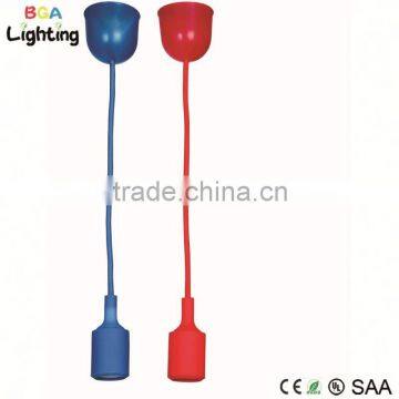 E27 Socket Silicone Droplight Parts With Weaving Wire