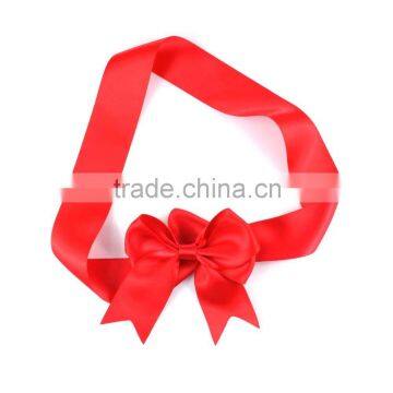 Red Color Gift Wrapping Ribbon Flower