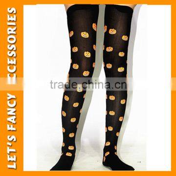 PGSK0193 Halloween party stocking pumpkin printed stocking sexy lady nylon tube stocking