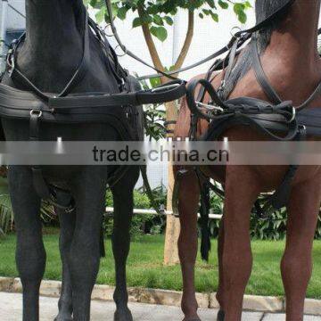 Western saddle Horse harness for two horse