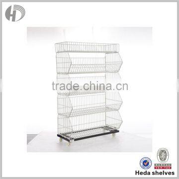 Affordable Price Accepted Customized Supermarket Wire Shelving Rack